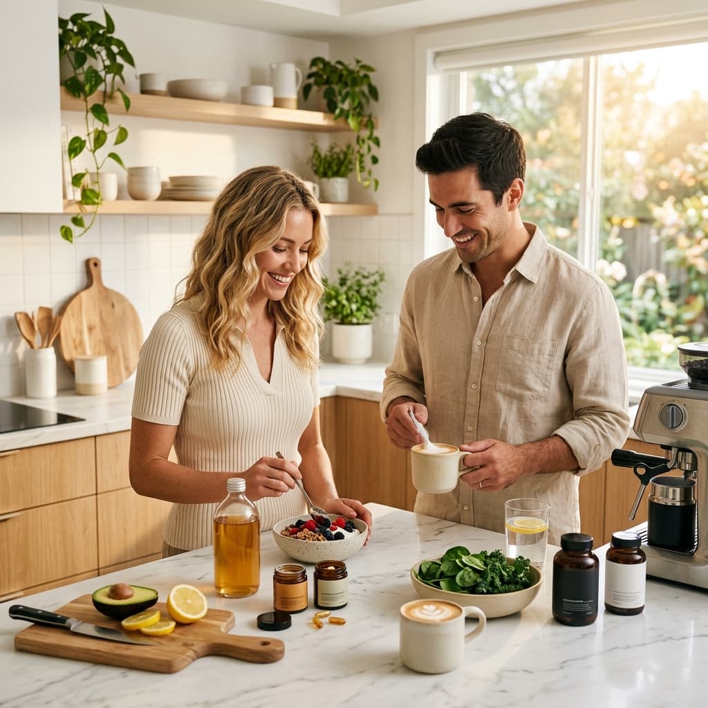 Morning wellness routine