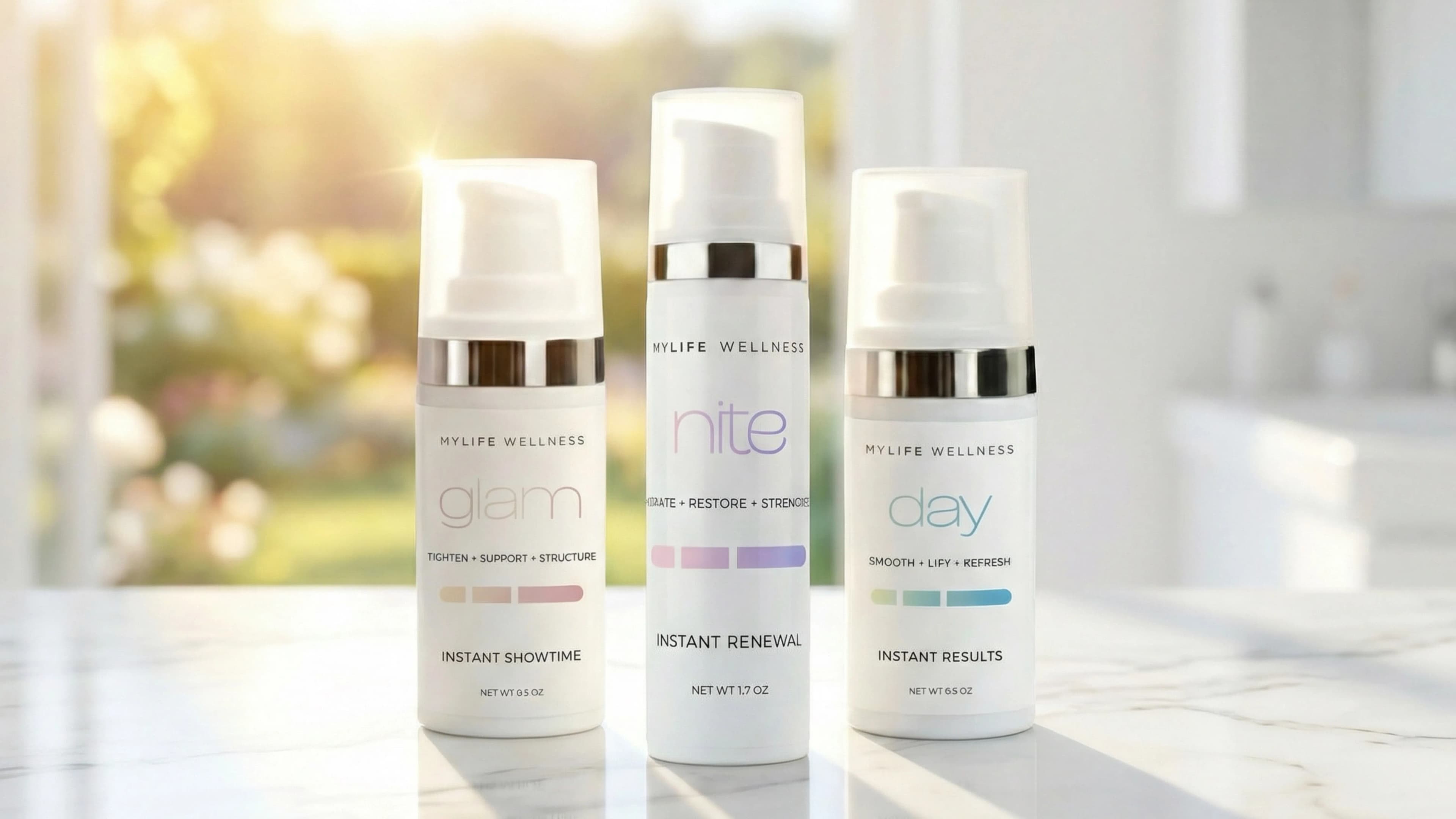 The complete myLife skincare lineup